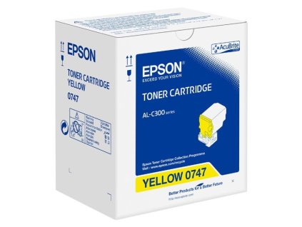 Epson originál toner C13S050747, yellow, 8800str.