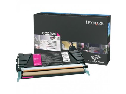 Lexmark originál toner C5222MS, magenta, 3000str.