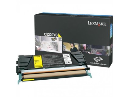 Lexmark originál toner C5222YS, yellow, 3000str.