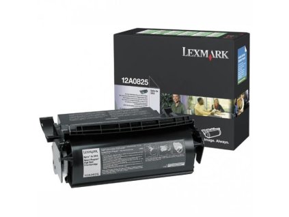 Lexmark originál toner 12A0825, black, 23000str., return