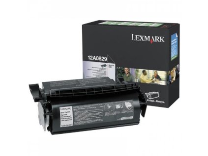 Lexmark originál toner 12A0829, black, 23000str., return