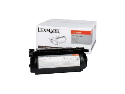 Lexmark originál toner 12A7360, black, 5000str.