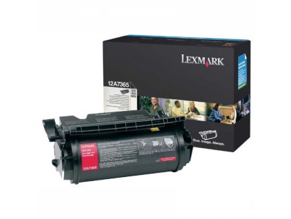 Lexmark originál toner 12A7365, black, 32000str.