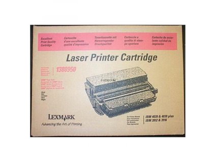 Lexmark originál toner 1380950, black, 12800str.
