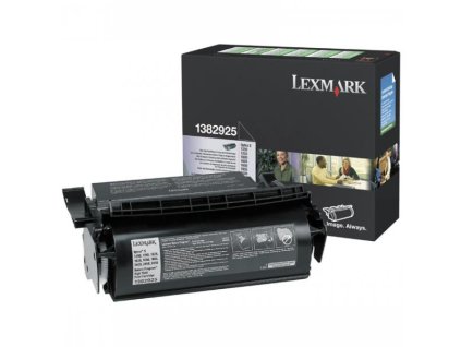 Lexmark originál toner 1382925, black, 17600str., return