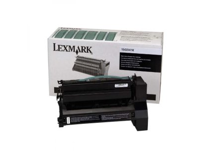 Lexmark originál toner 15G041K, black, 6000str., return