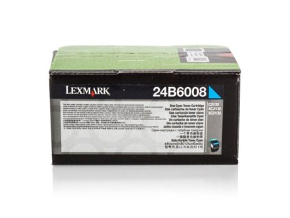 Lexmark originál toner 24B6008, 24B6008, cyan, 3000str., high capacity