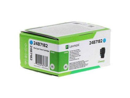 Lexmark originál toner 24B7182, cyan, 6000str.