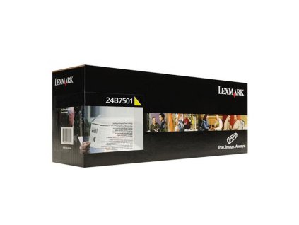 Lexmark originál toner 24B7501, yellow, 6000str.