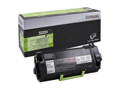 Lexmark originál toner 52D2H00, 522H, black, 25000str., return
