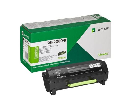 Lexmark originál toner 56F2000, black, 6000str., return