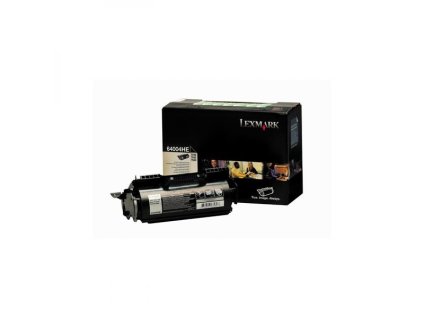 Lexmark originál toner 64004HE, black, 21000str., label application, return