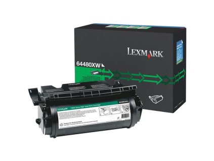 Lexmark originál toner T644, 64480XW, black, 32000str., extra high capacity