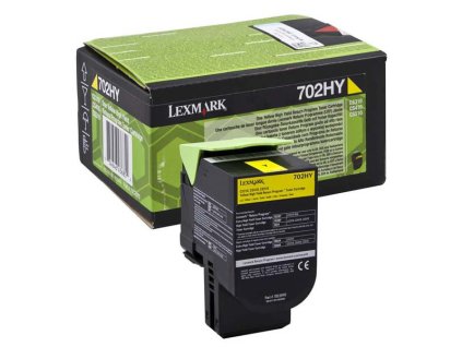 Lexmark originál toner 70C2HY0, yellow, 3000str., high capacity, return