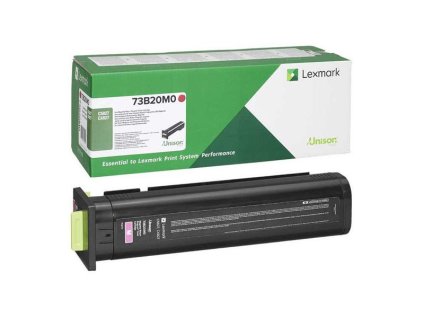 Lexmark originál toner 73B20M0, magenta, 15000str., return