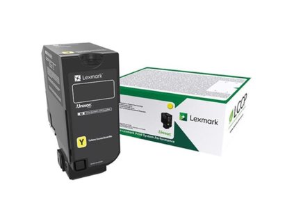 Lexmark originál toner 73B20Y0, yellow, 15000str., return