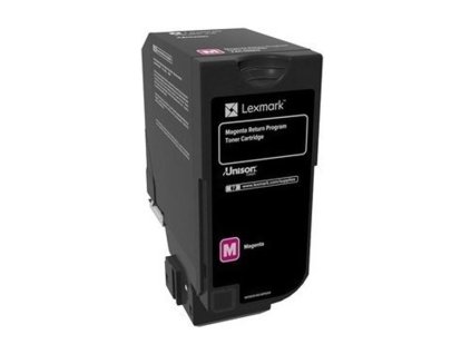 Lexmark originál toner 74C2SM0, magenta, 7000str., return