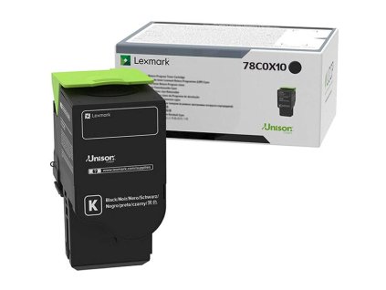 Lexmark originál toner 78C0X10, black, 8500str., extra high capacity