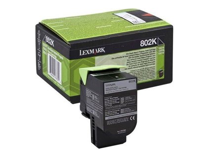 Lexmark originál toner 80C20KE, black, 1000str., return
