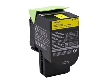 Lexmark originál toner 80C20Y0, yellow, 1000str., return