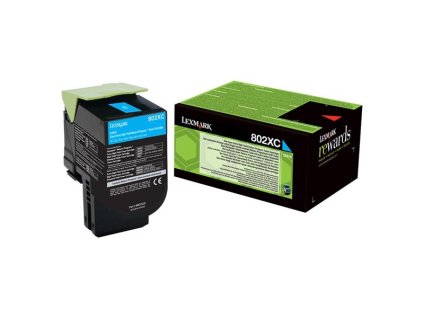 Lexmark originál toner 80C2XC0, cyan, 4000str., extra high capacity, return
