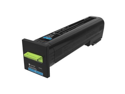 Lexmark originál toner 82K2HC0, cyan, 17000str., high capacity, return