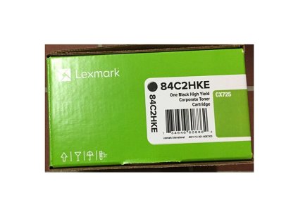 Lexmark originál toner 84C2HKE, black, 25000str., high capacity, return