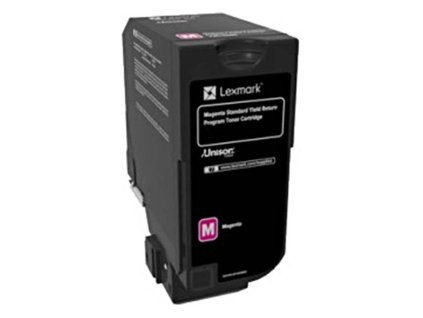 Lexmark originál toner 84C2HM0, magenta, 16000str., return