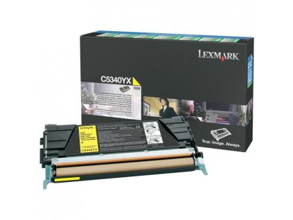 Lexmark originál toner C5340YX, yellow, 7000str., return