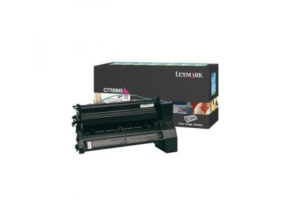 Lexmark originál toner C7700MS, magenta, 6000str.