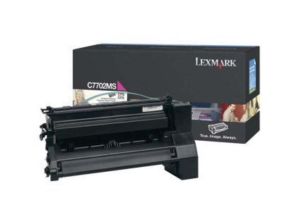 Lexmark originál toner C7702MS, magenta, 6000str.