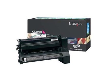 Lexmark originál toner C7722MX, magenta, 15000str.