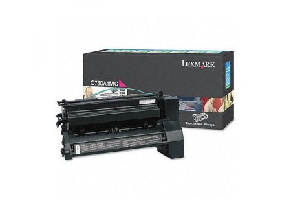 Lexmark originál toner C780A1MG, magenta, 6000str., return