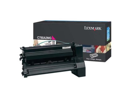 Lexmark originál toner C780A2MG, magenta, 6000str.