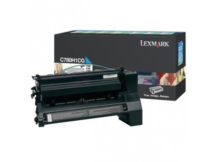 Lexmark originál toner C780H1CG, cyan, 10000str., return