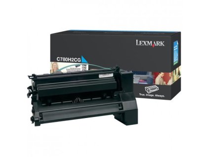 Lexmark originál toner C780H2CG, cyan, 10000str.