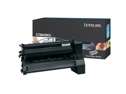 Lexmark originál toner C780H2KG, black, 10000str.