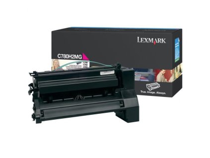 Lexmark originál toner C780H2MG, magenta, 10000str.