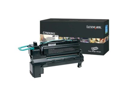Lexmark originál toner C792X2KG, black, 20000str., extra high capacity