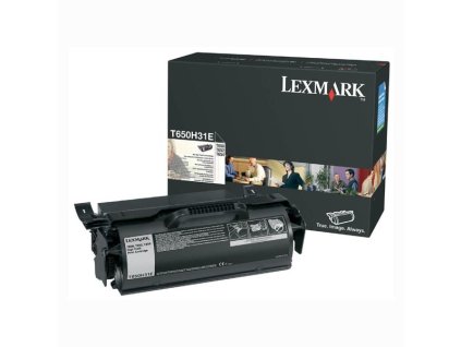 Lexmark originál toner T650H31E, black, 25000str., high capacity