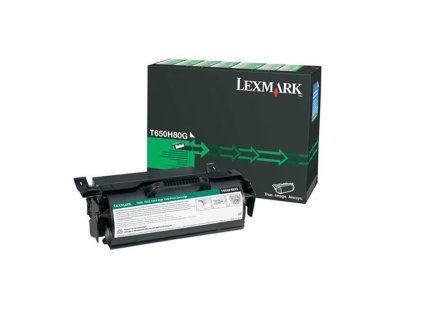 Lexmark originál toner T650H80G, black, 25000str., high capacity