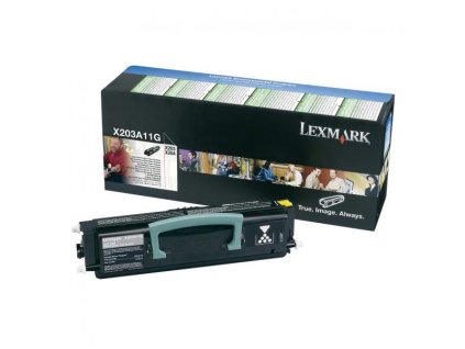 Lexmark originál toner X203A11G, black, 2500str., return