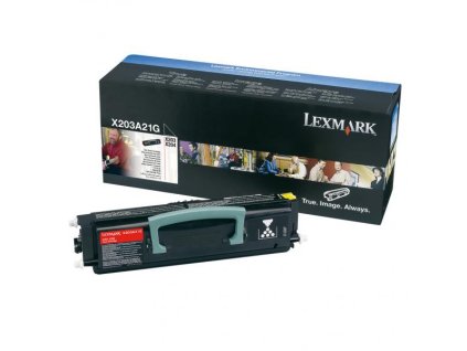 Lexmark originál toner X203A21G, black, 2500str.