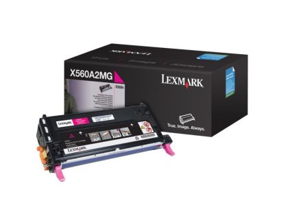 Lexmark originál toner X560A2MG, magenta, 4000str.