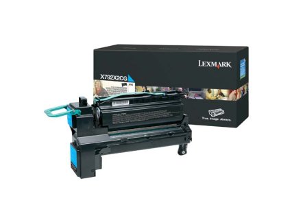 Lexmark originál toner X792X2CG, cyan, 20000str., extra high capacity