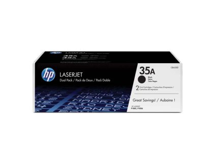 HP originál toner CB435AD, HP 35A, black, 3000 (2x1500)str., dual pack, 2ks