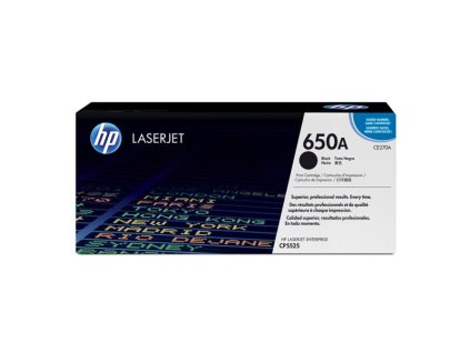 HP originál toner CE270A, HP 650A, black, 13500str.
