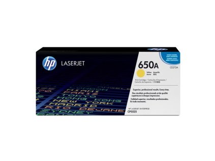 HP originál toner CE272A, HP 650A, yellow, 15000str.