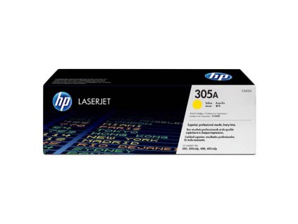 HP originál toner CE412A, HP 305A, yellow, 2600str.