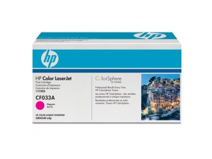 HP originál toner CF033A, HP 646A, magenta, 12500str.